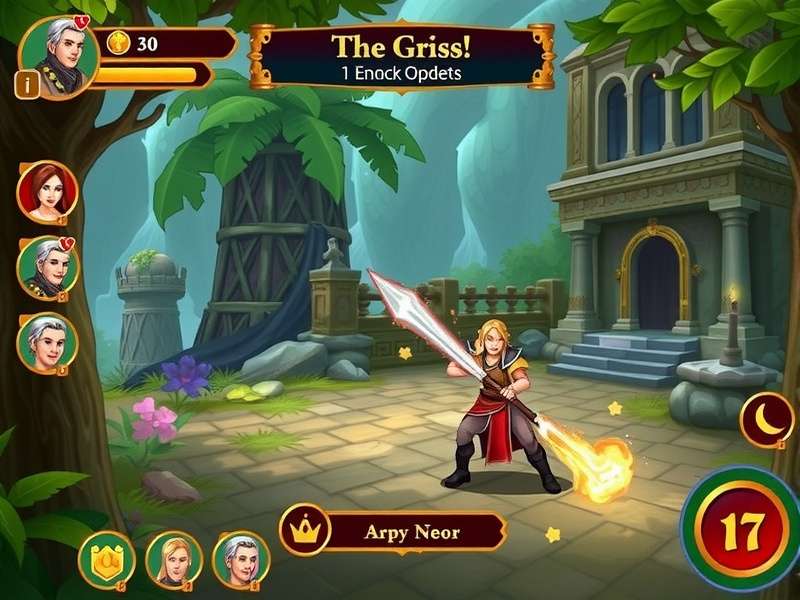 Enchanted Temple Quest Combat Scene